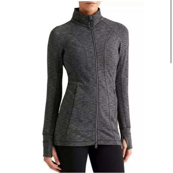 Athleta Jackets & Coats Athleta Cya Hope Full Zip Scuba Track
